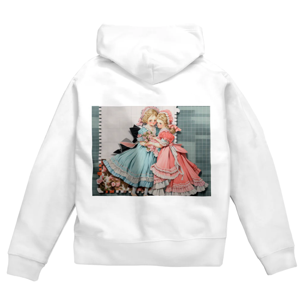 AQUAMETAVERSEの可愛い姉妹たち アメジスト2846 Zip Hoodie