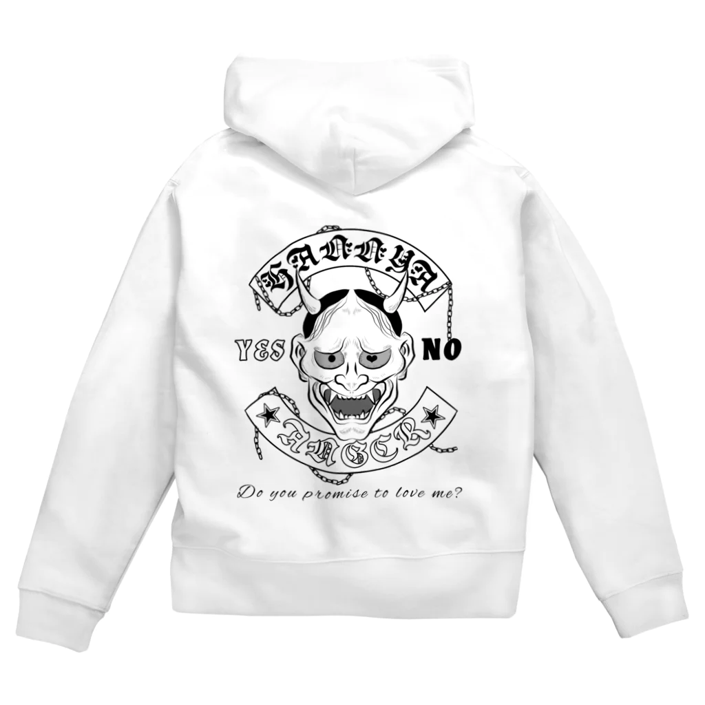 hannya_tiktokのテスト Zip Hoodie