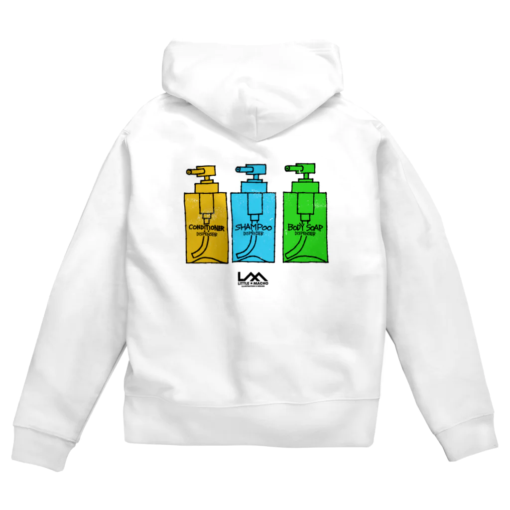 Little Machoのお風呂トリオ Zip Hoodie