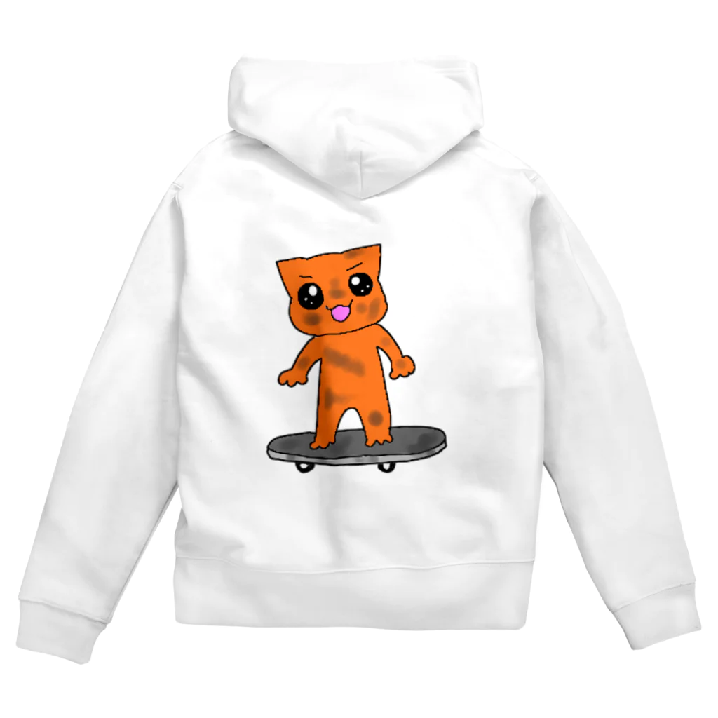 ふゆゆいなはむすたーのふゆゆいなねこ(汚れ) Zip Hoodie