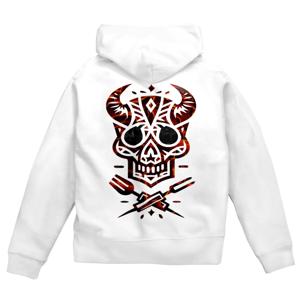 Meat-king.comの森のエンジェル Zip Hoodie