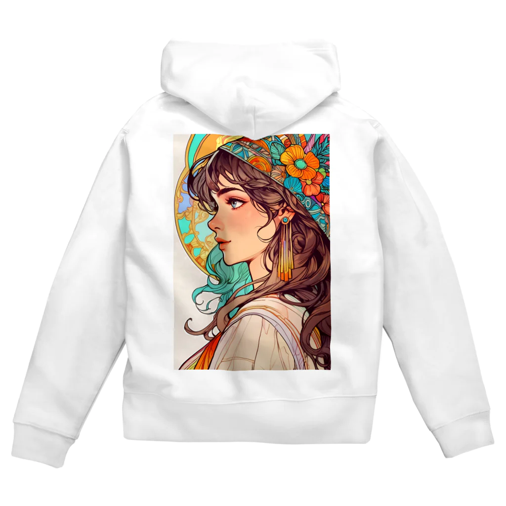 AQUAMETAVERSEのアメジスト姫 アメジスト 2846 Zip Hoodie