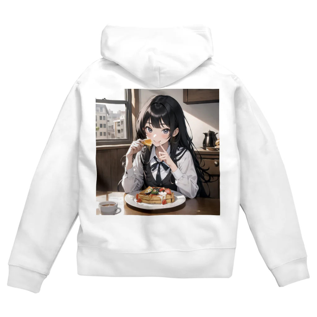 sgt-chikaraの朝食中の女子高生2 Zip Hoodie