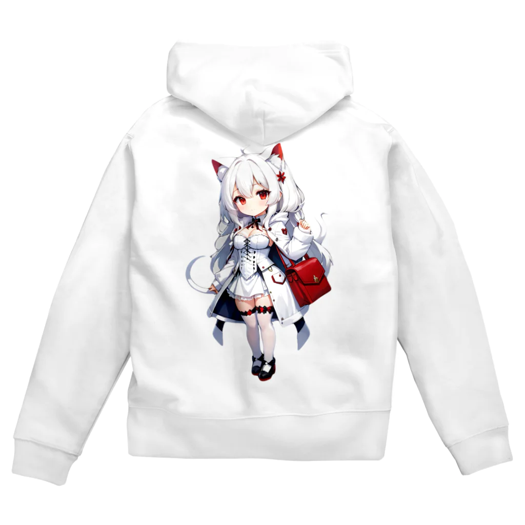 studio AzurのAria 普段着ディフォルメ Zip Hoodie