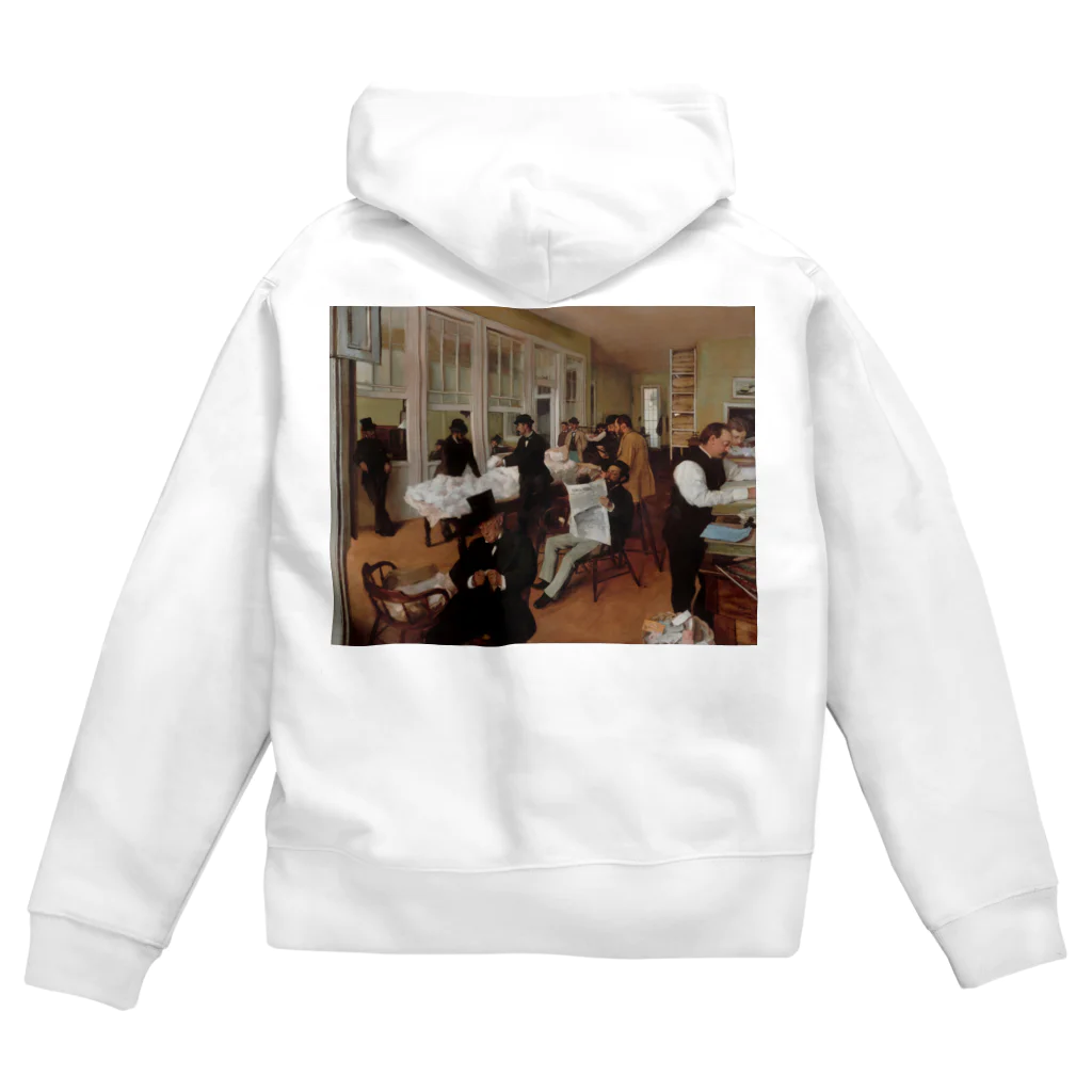 世界美術商店のニューオーリンズの綿花取引所 / A Cotton Office in New Orleans Zip Hoodie