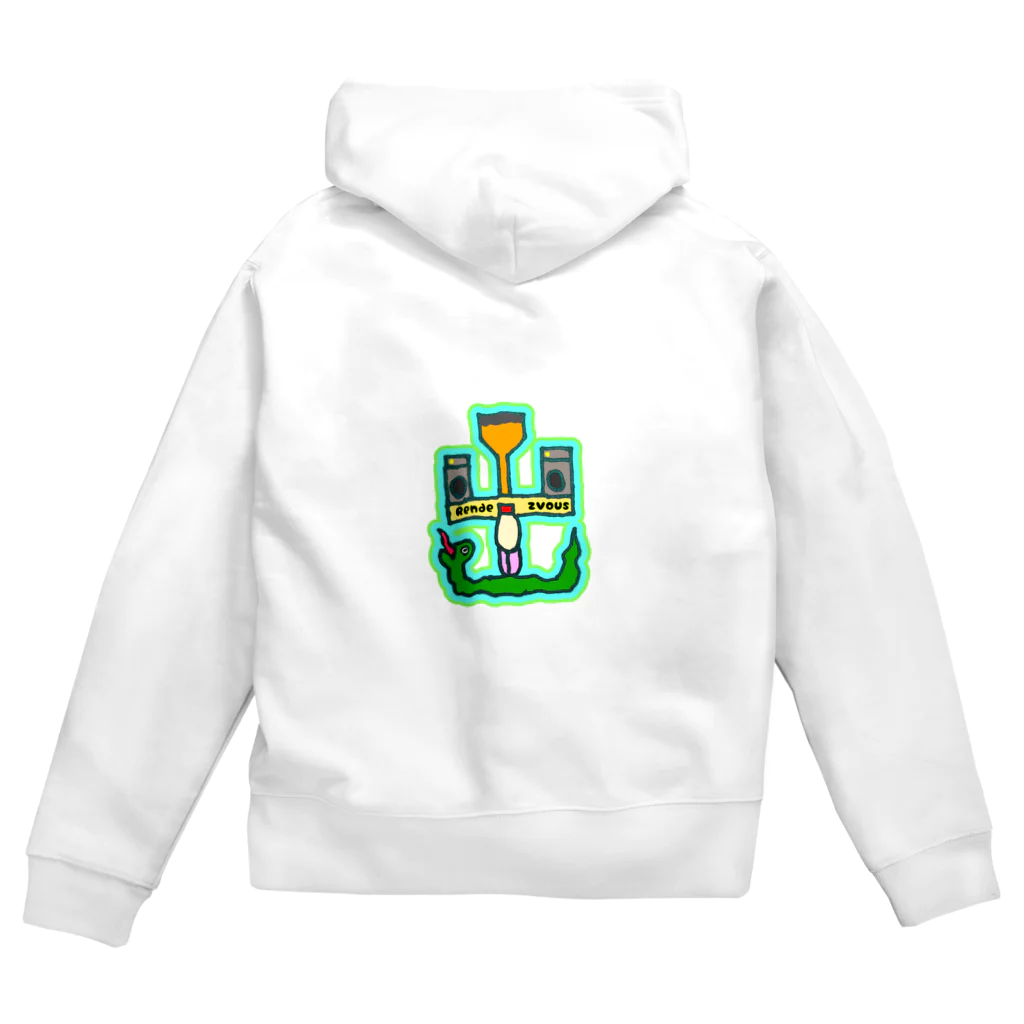 ぺょかんっぷゃりのいちょドラ Zip Hoodie