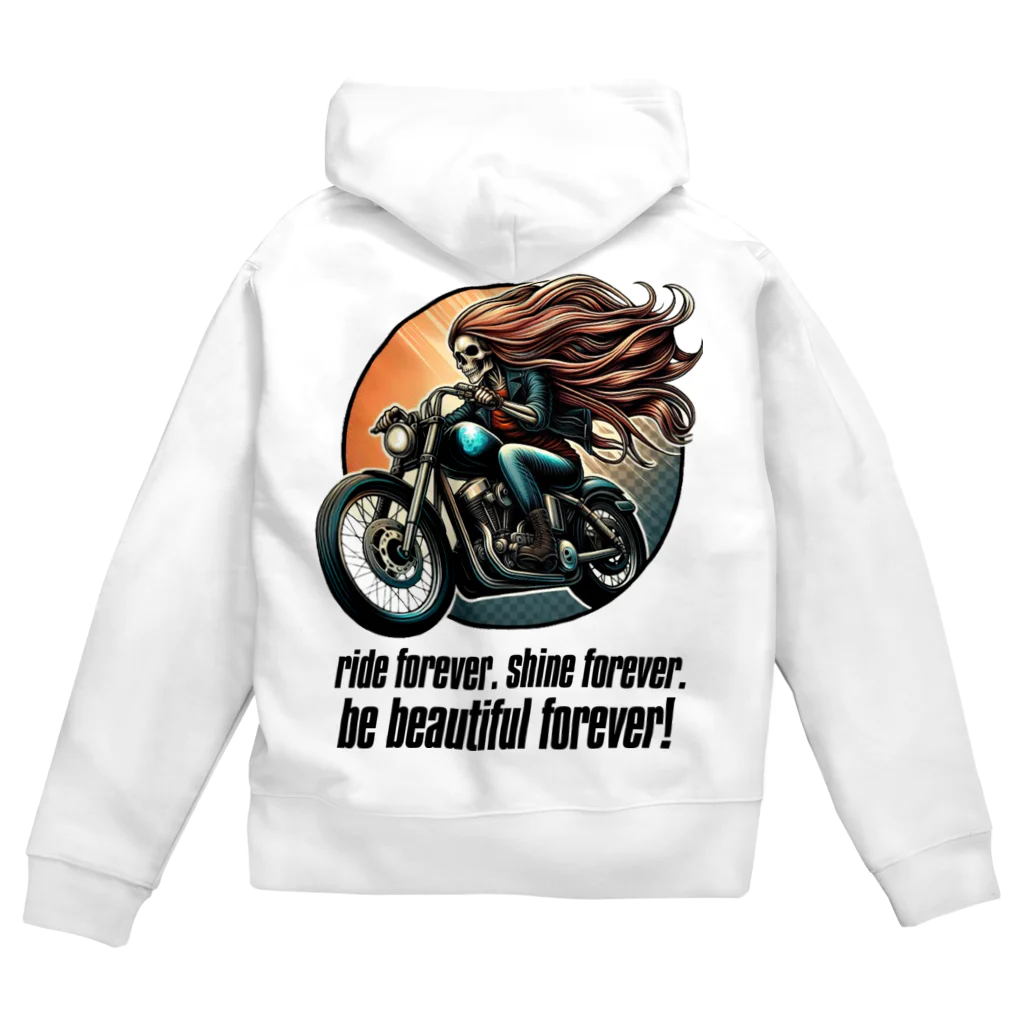 shime_savaのride forever. shine forever. be beautiful forever! Zip Hoodie