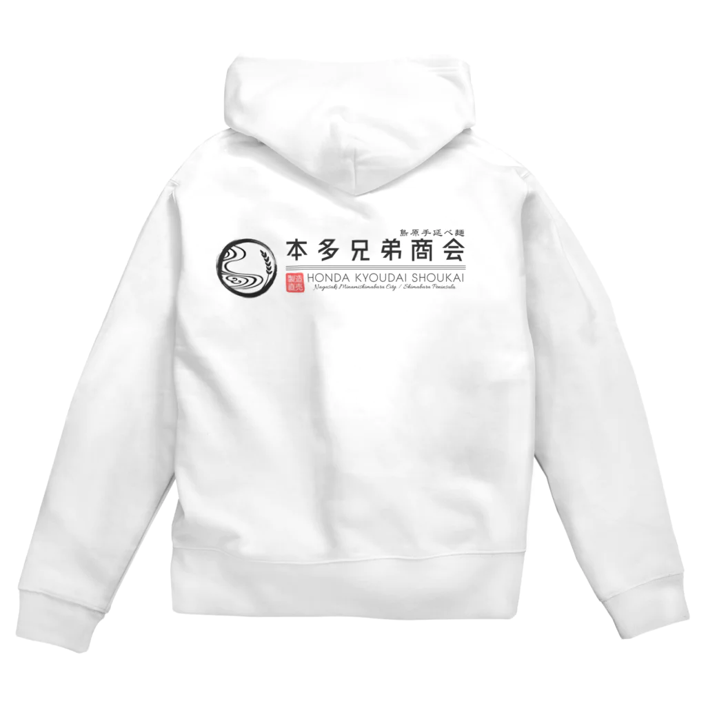 hondakyoudaiの本多兄弟商会ロゴ入りエコバッグ Zip Hoodie