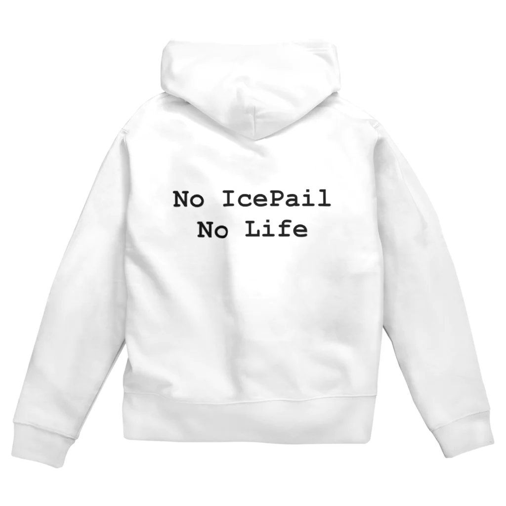 NoIcePail NoLife officialの初代No IcePail No Lifeオリジナルグッズ ジップパーカー