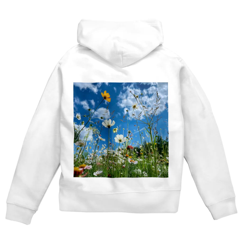 ドライバーの色々な草花 Zip Hoodie