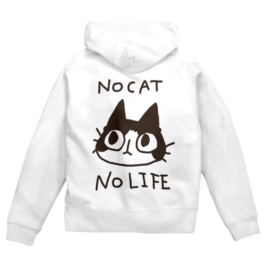 やとりえ-yatorie-のNO CAT NO LIFE Zip Hoodie