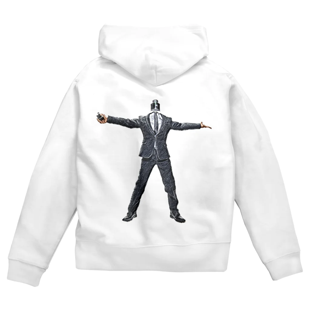 ベイプ男のいろんなもののベイプ男Tシャツ Zip Hoodie