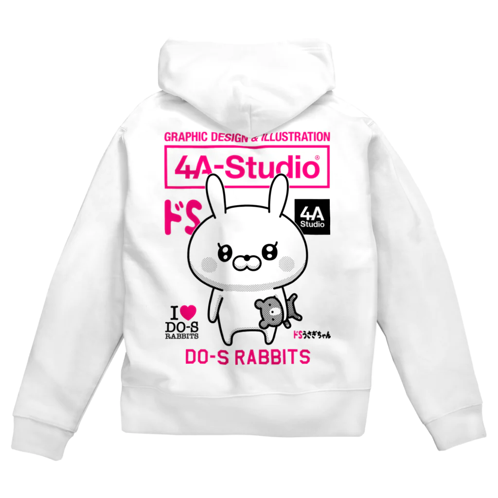 4A-Studio（よんえーすたじお）のドＳうさぎちゃん（クレイジーVer.） ジップパーカー