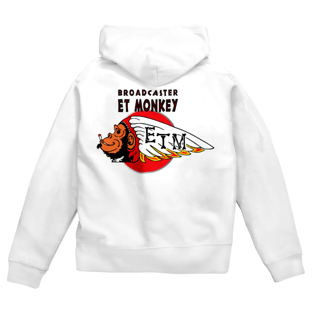 ET・ＭＯＮＫＥＹ🐵のインディアン　アメスピ風 Zip Hoodie