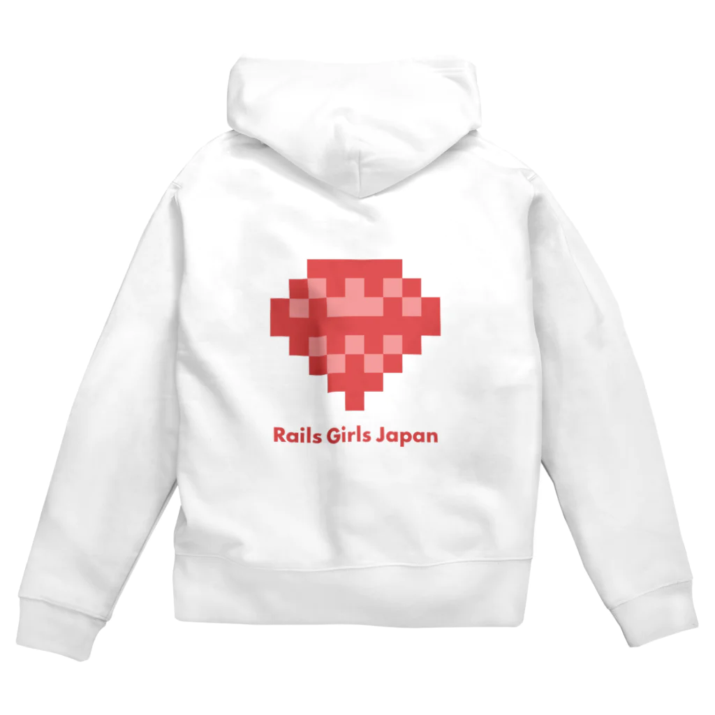 Rails Girls JapanのdotRuby / red ジップパーカー