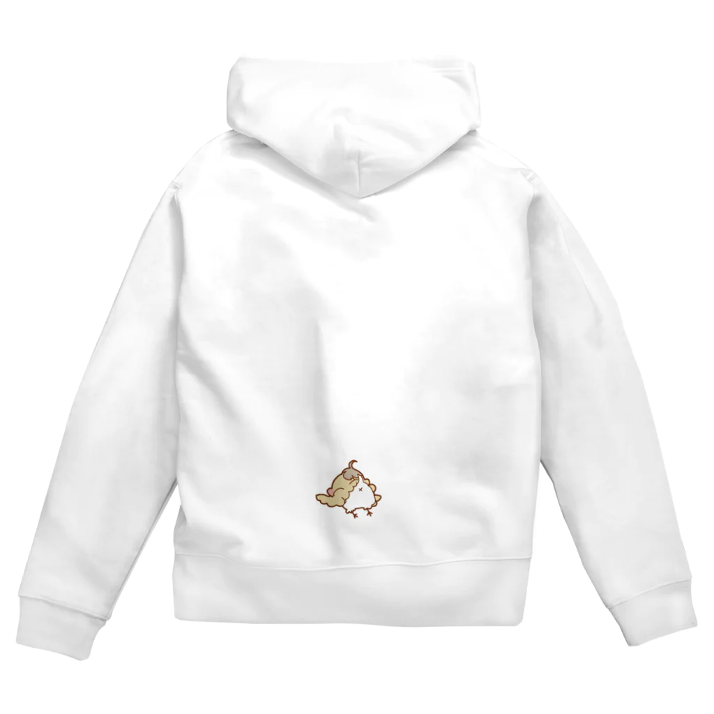 ひよことゆるかわハウスのひよこのひよぴよちゃん Zip Hoodie