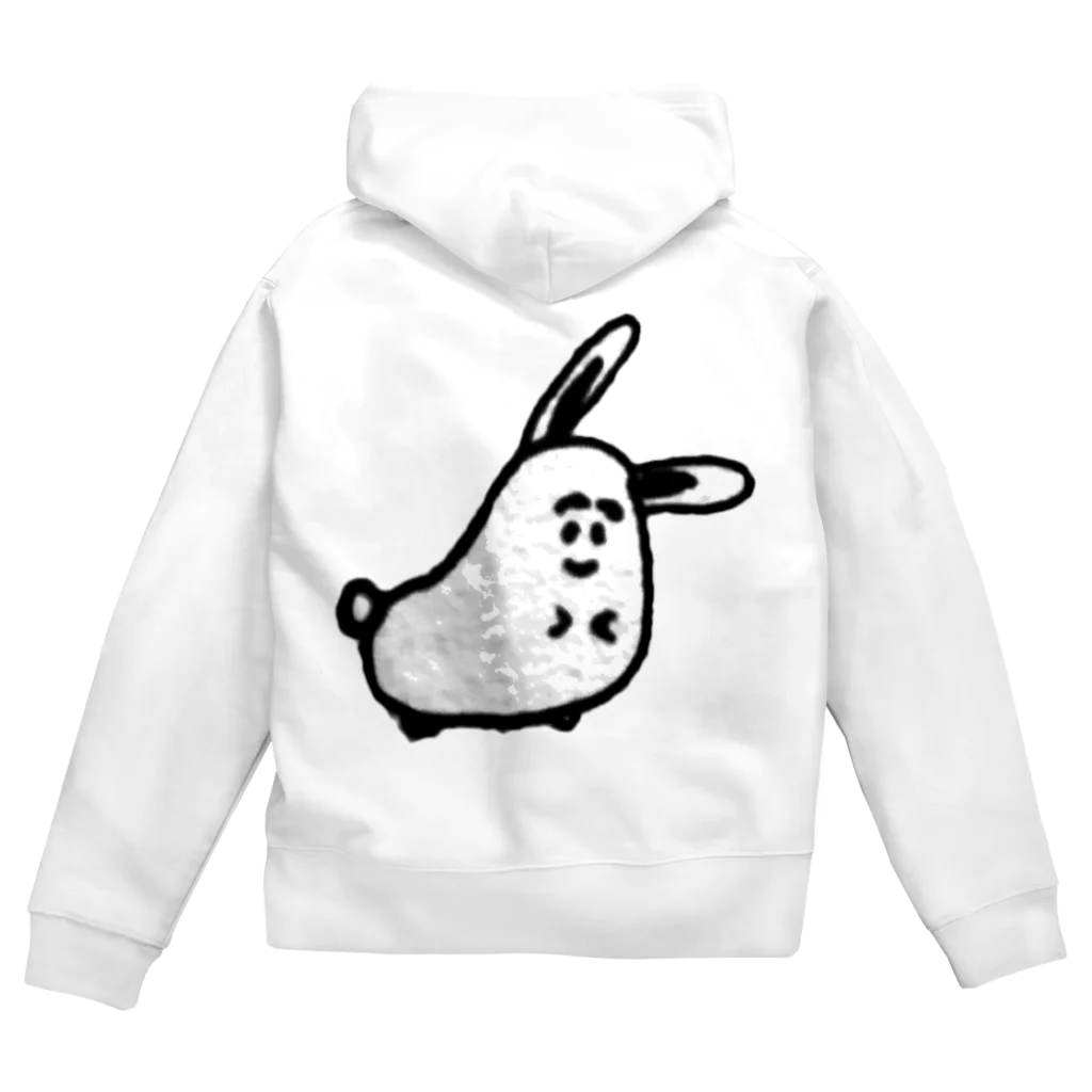 fortのひかえめなうさぎ Zip Hoodie