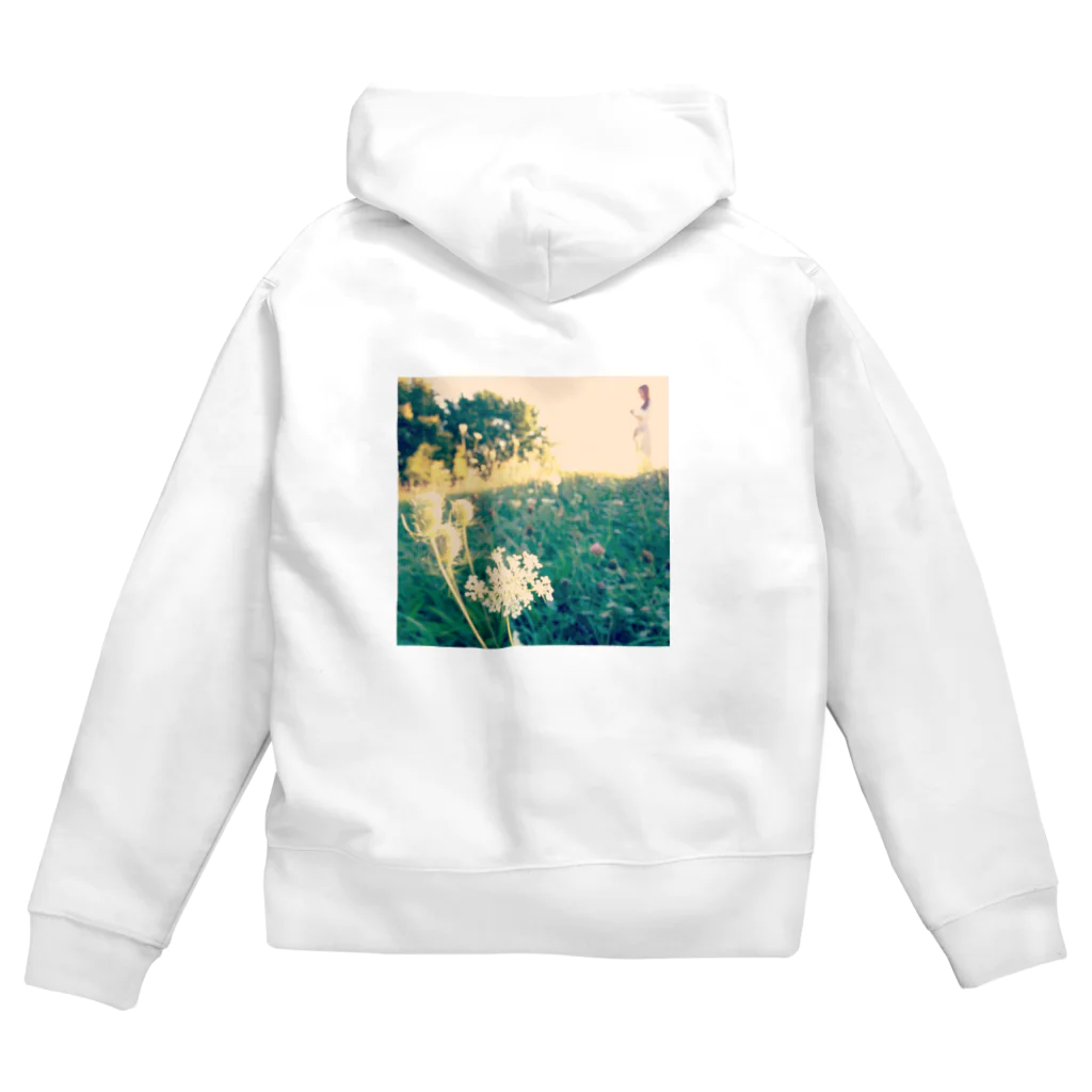 まーりーのお花と少女 Zip Hoodie