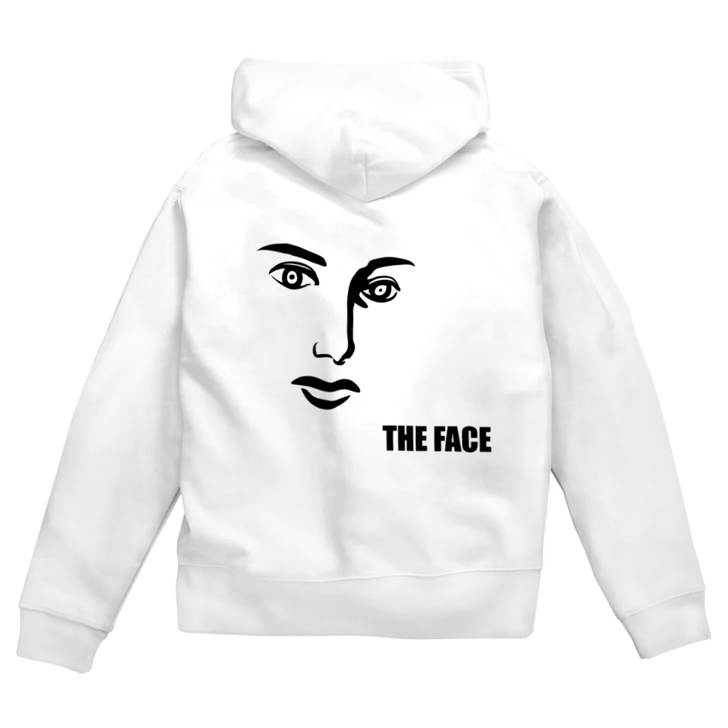 サラスズのTHE FACE2 Zip Hoodie