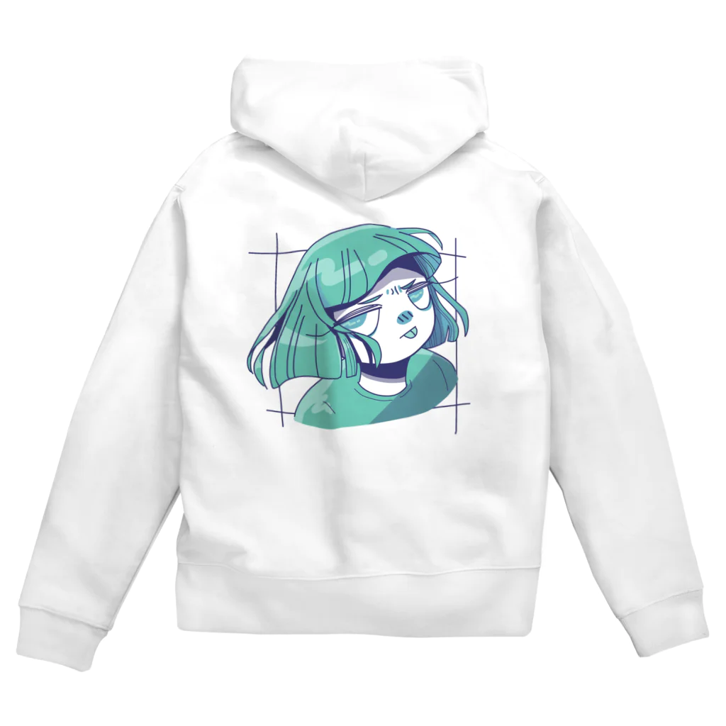 No.1ムキムキバイキングのべー。ちゃん Zip Hoodie