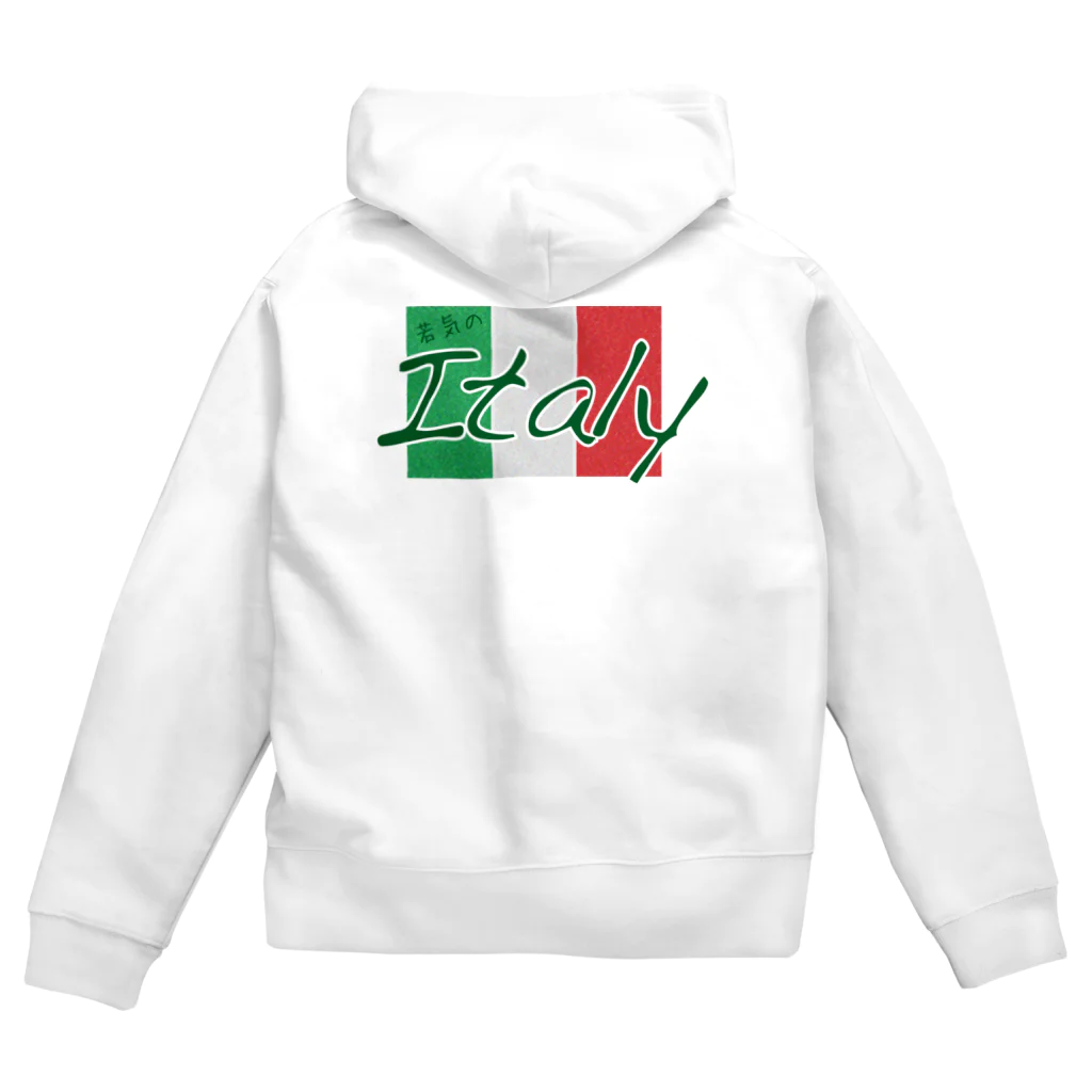 牛のTシャツ屋の 若気のItaly Zip Hoodie