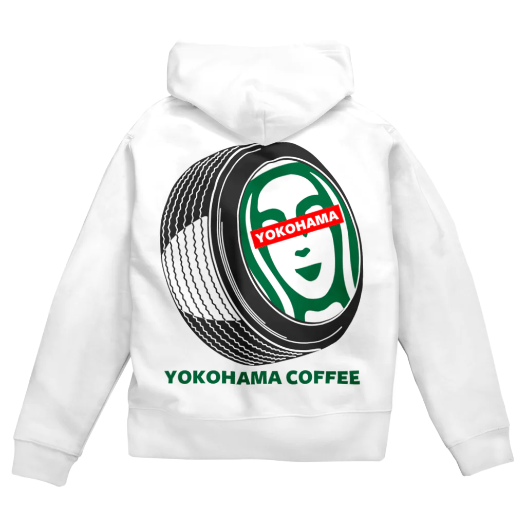 moCoのYOKOHAMA COFFEE ジップパーカー