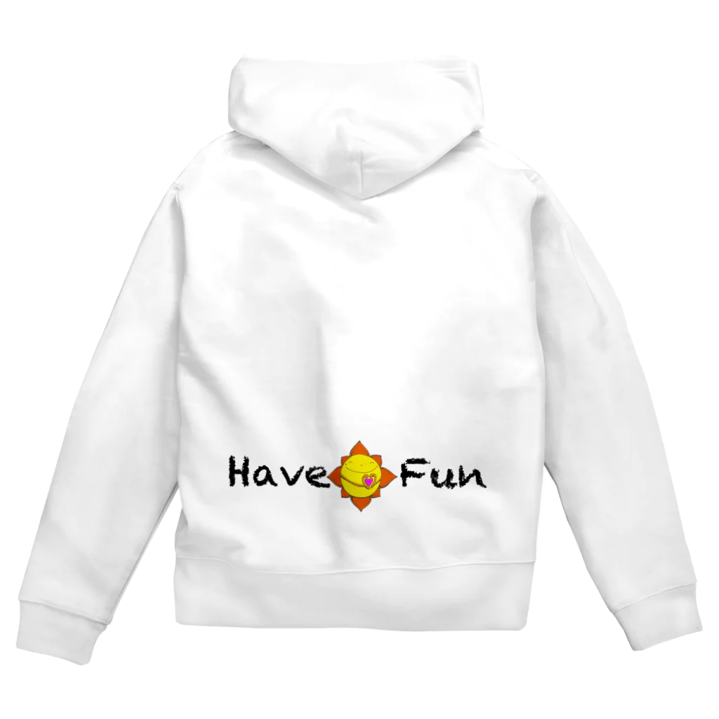 HaveーFun 嘉のHaveーFun 太陽カラーパーカー ジップパーカー