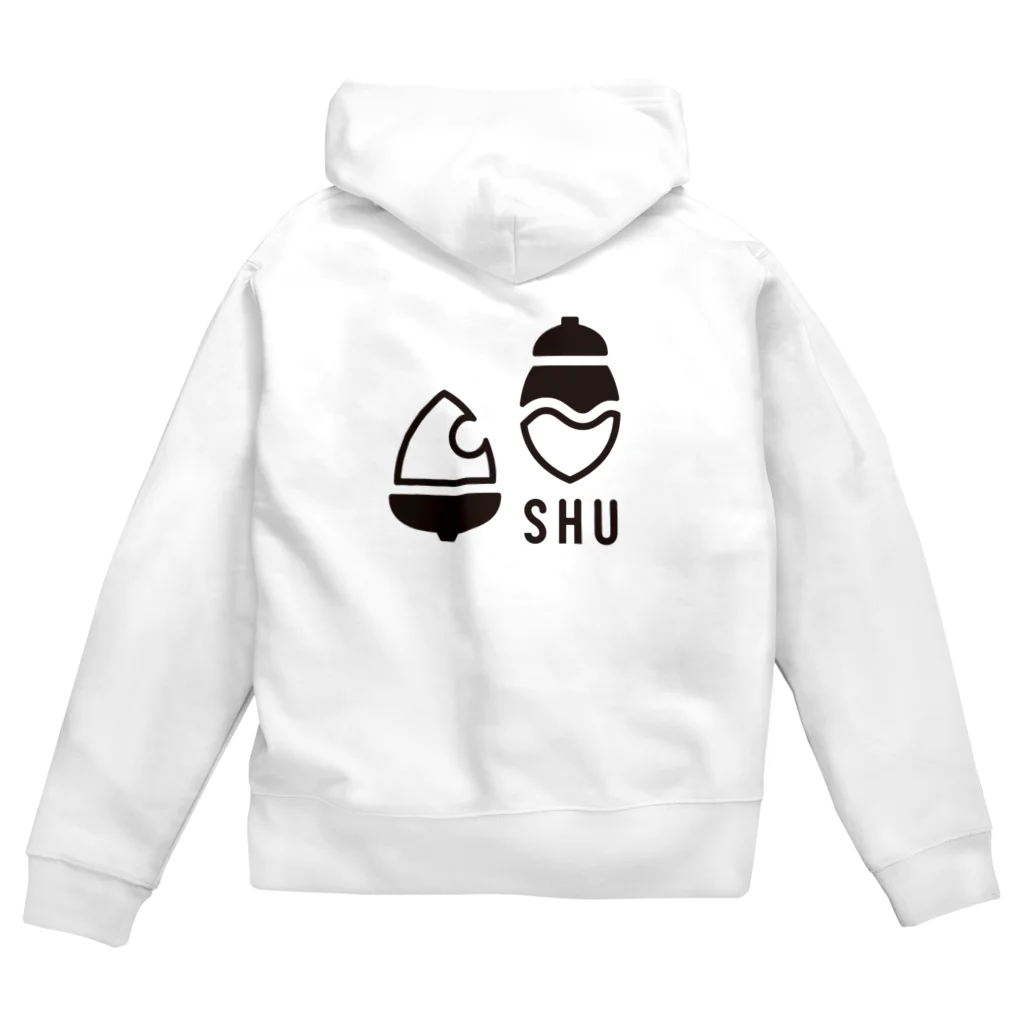 樹木・環境ネットワーク協会(shu)のSHU_LOGO_mono ジップパーカー