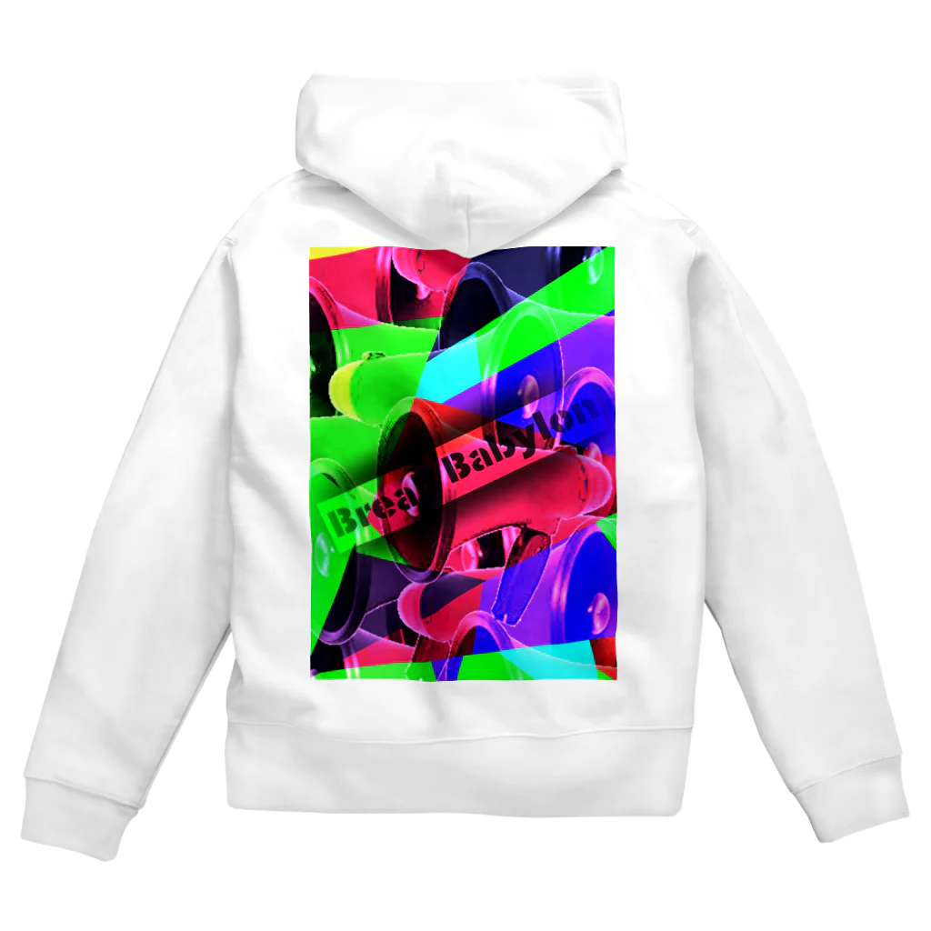 (旧ショップ)大日禰宜 | エンゼル(suzuri店)のBreak Babylon Zip Hoodie