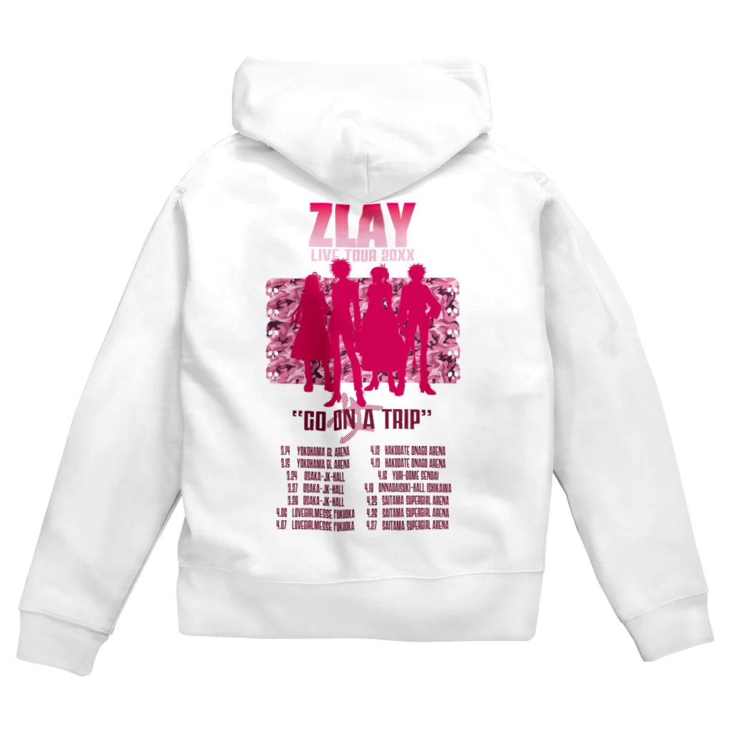 SHIZRUのSUZURIのGO女TRIP TOUR(PINK) Zip Hoodie