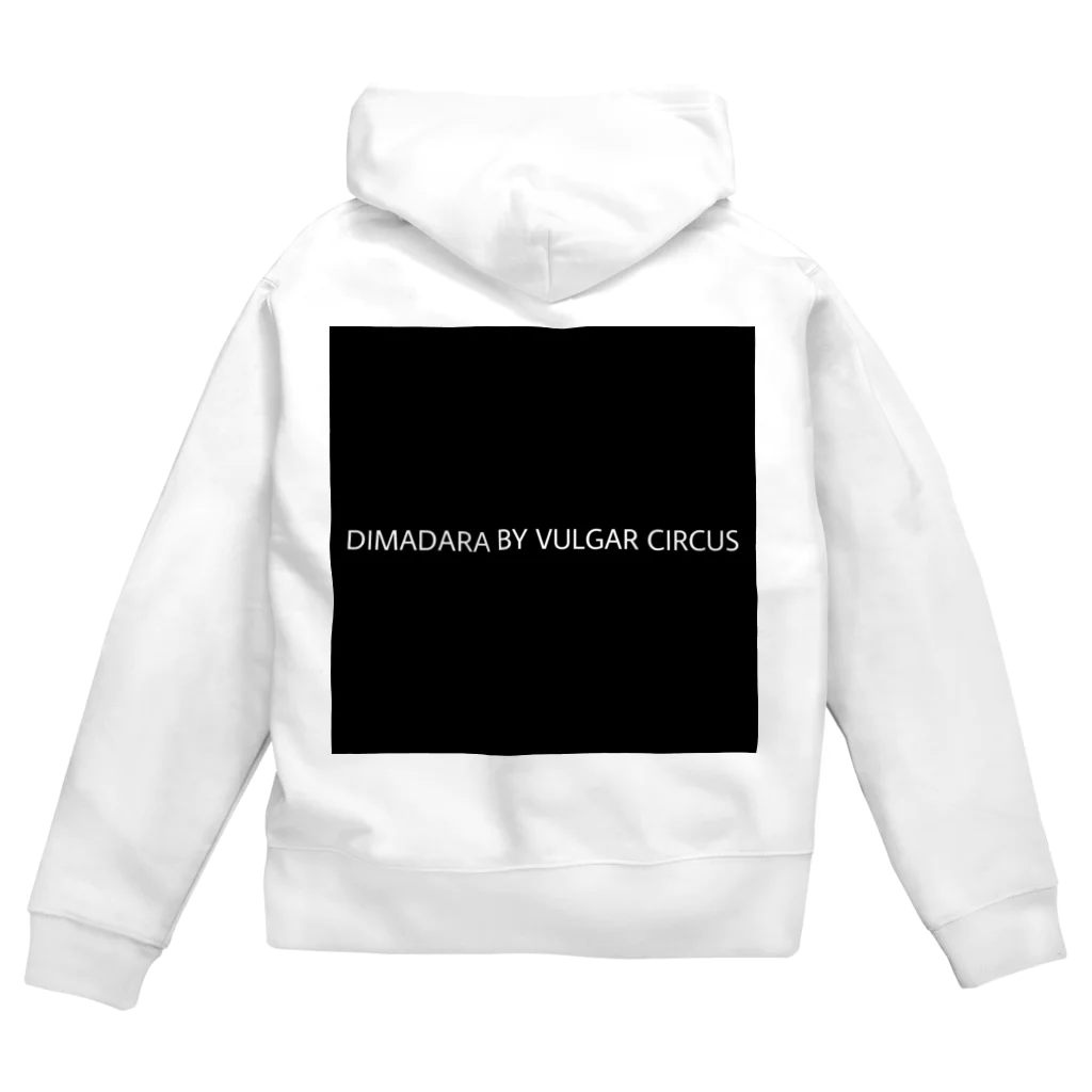 DIMADARA BY VULGAR CIRCUSのBOX LOGO/DB_04 ジップパーカー