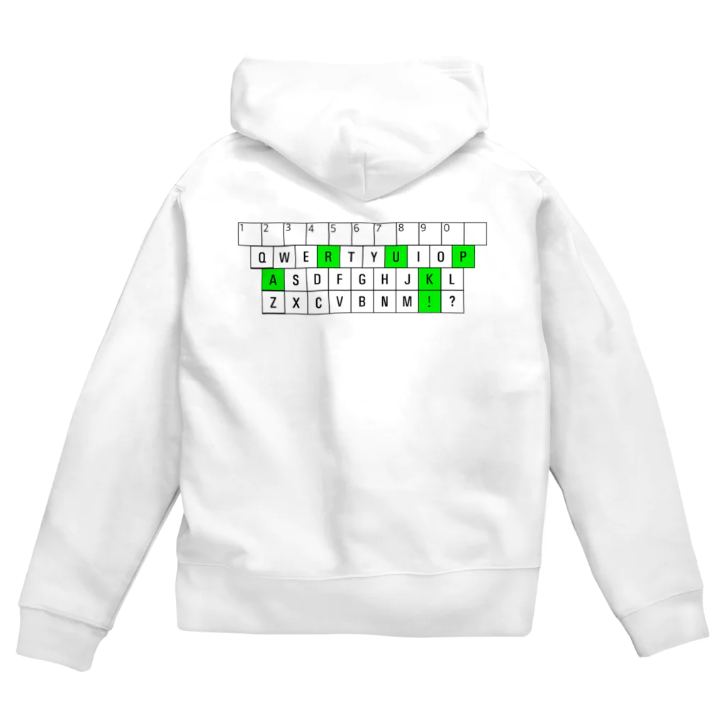 ARUPAKAのkeyboard Zip Hoodie