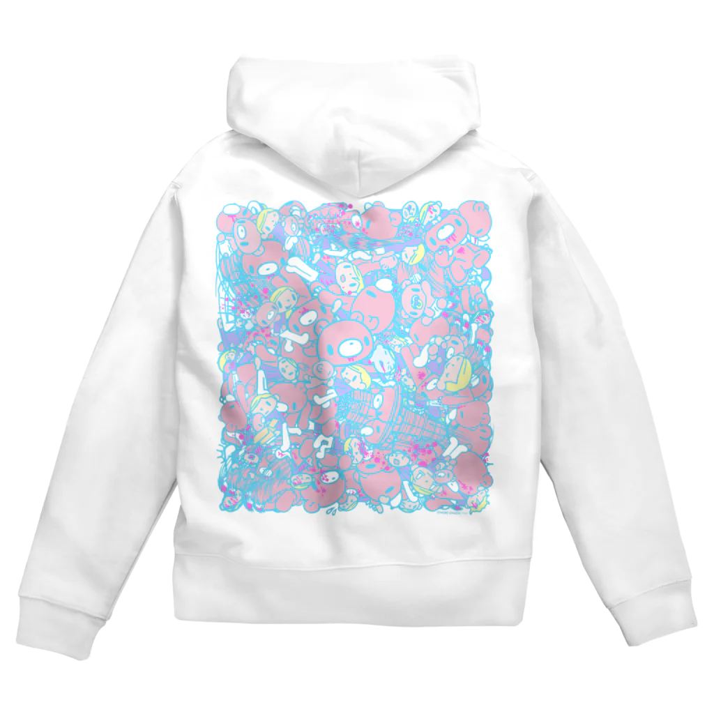 CHAX COLONY imaginariの【各20点限定】いたずらぐまのグル〜ミ〜(1/シャーベッティ) Zip Hoodie