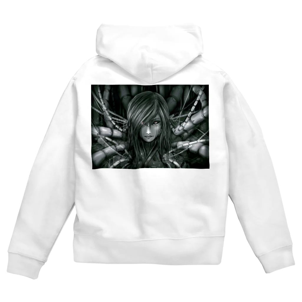 Ark Connectのサイボーグ Zip Hoodie