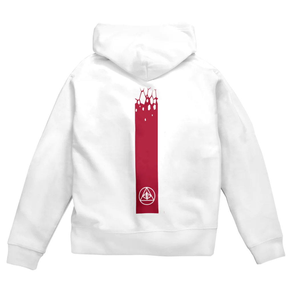 大日本蝋燭足１本組合の全集中!!縦の呼吸　ロウソクアシナティ Zip Hoodie