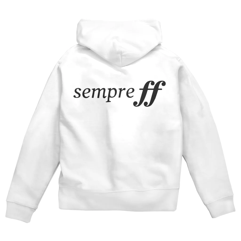 もりてつのsempre ff ジップパーカー