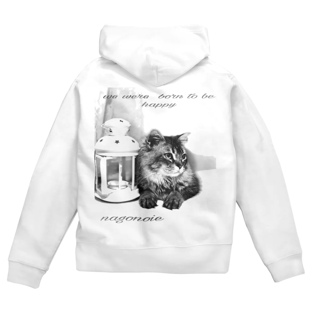 なごの家の笑み猫　ユリア Zip Hoodie