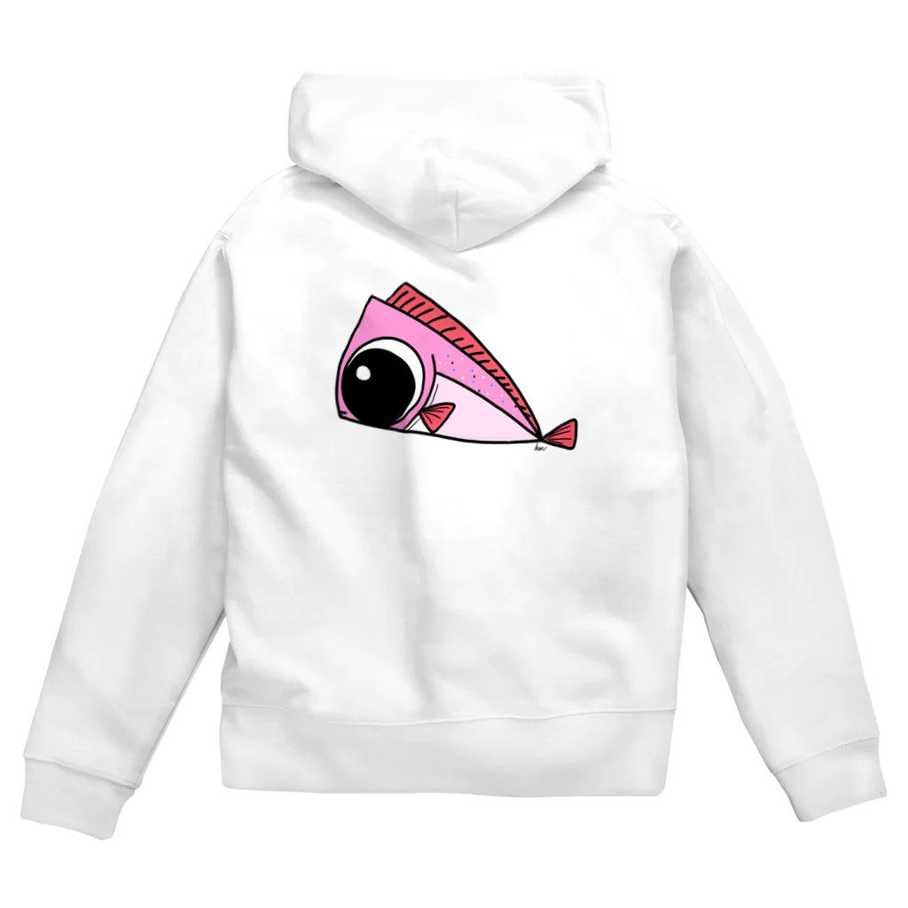 henjinsのゆるかわいい「たい」 Zip Hoodie