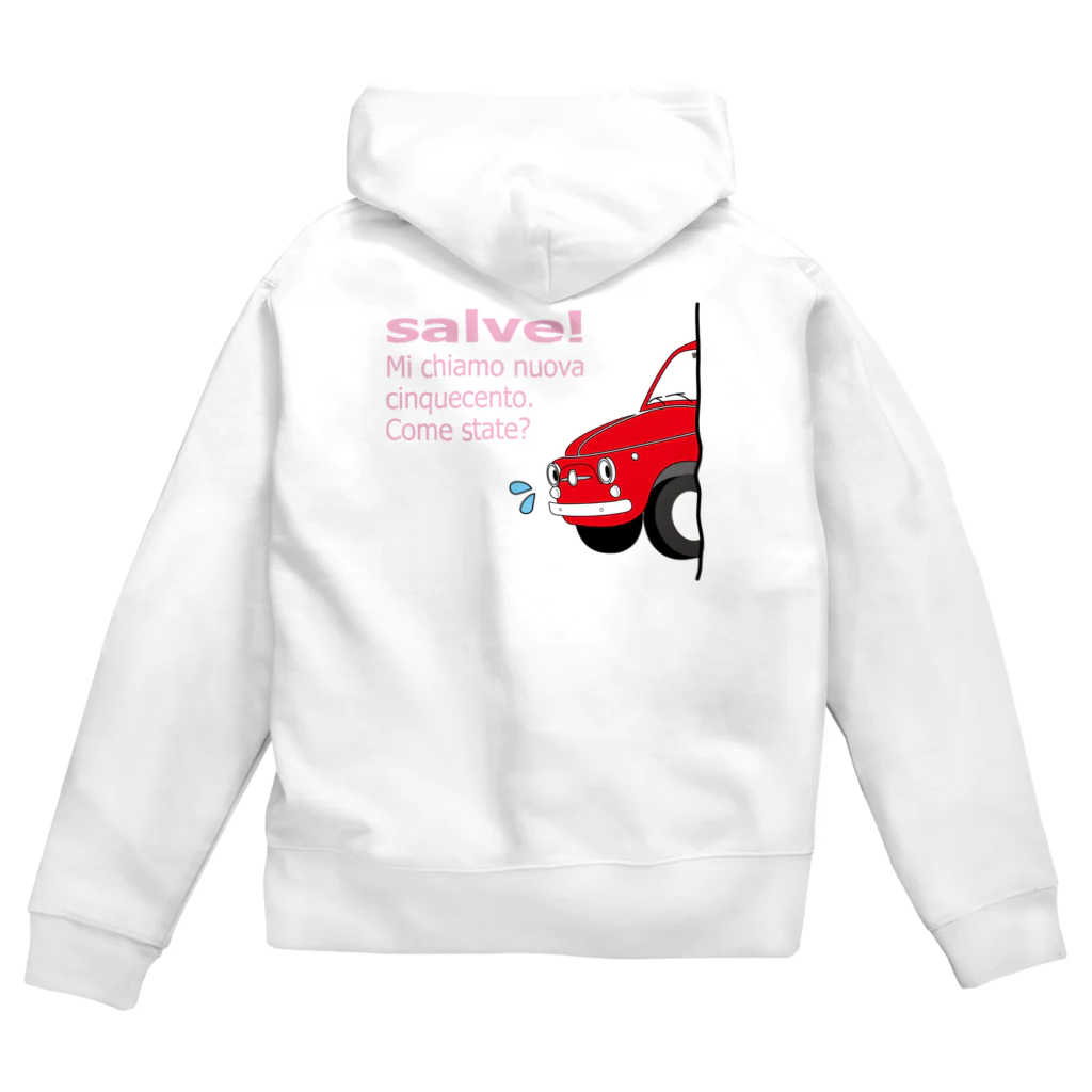 ニキトウホンポのひょっこりちん２特濃　ロッソ Zip Hoodie