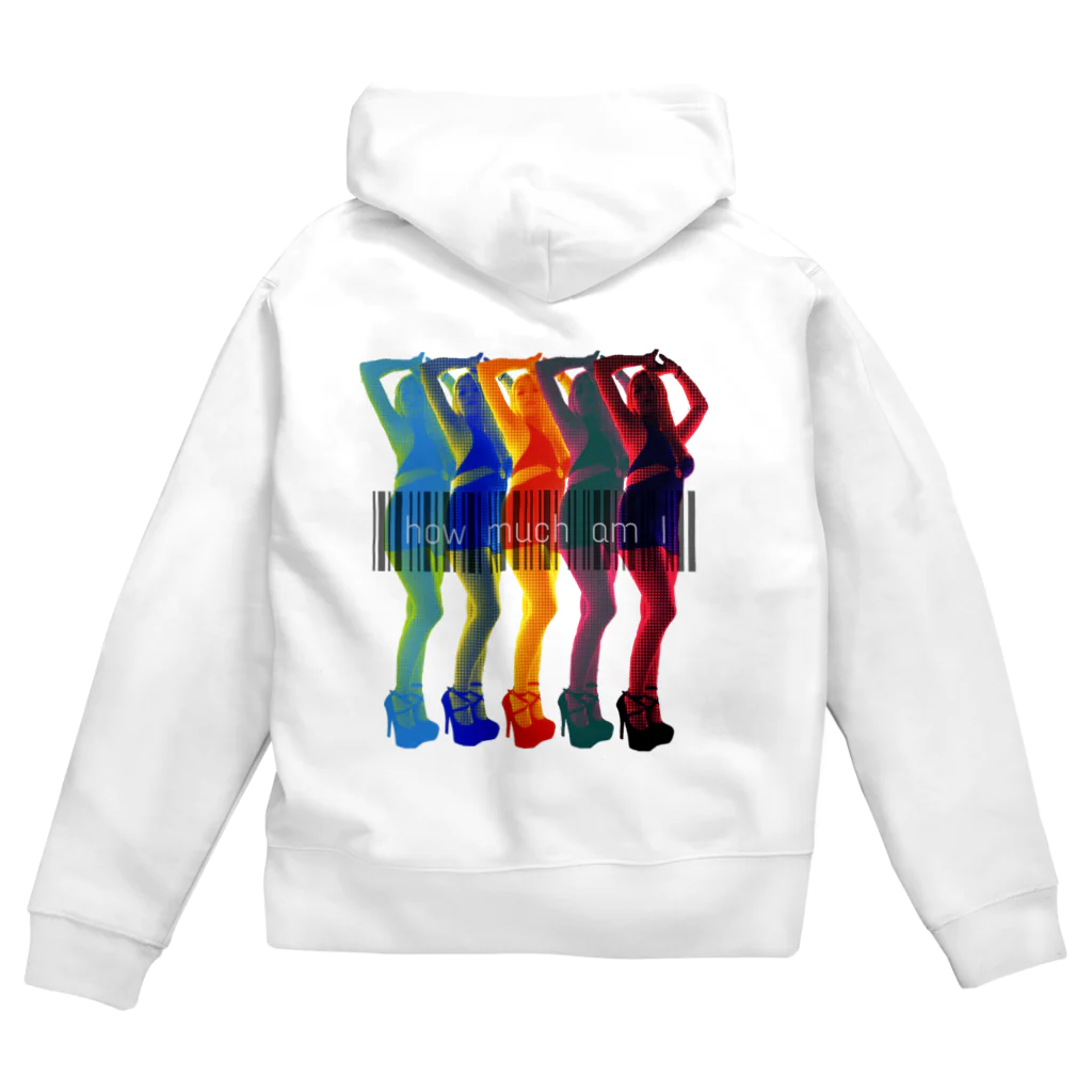 ゆえチャンクのhow much am i Zip Hoodie