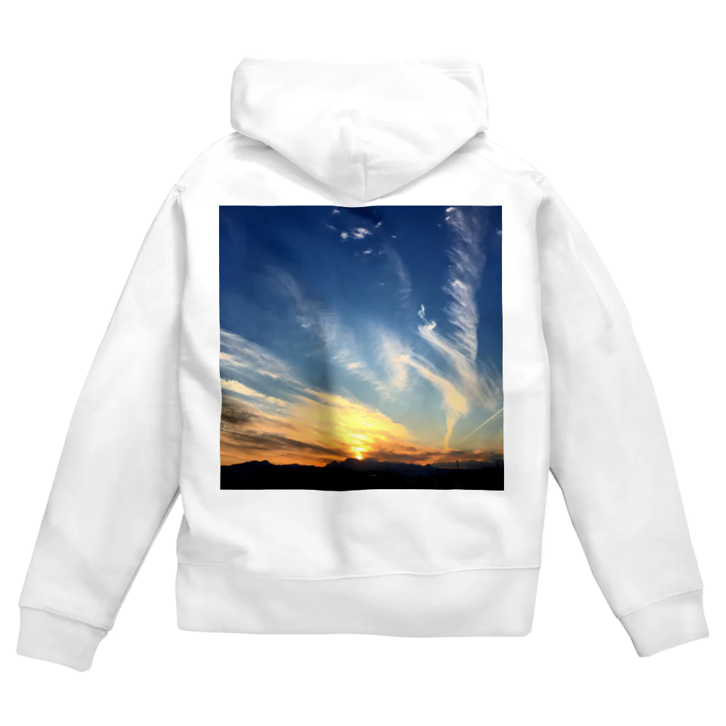 GOHANNDESUYOの夕焼け小焼け Zip Hoodie