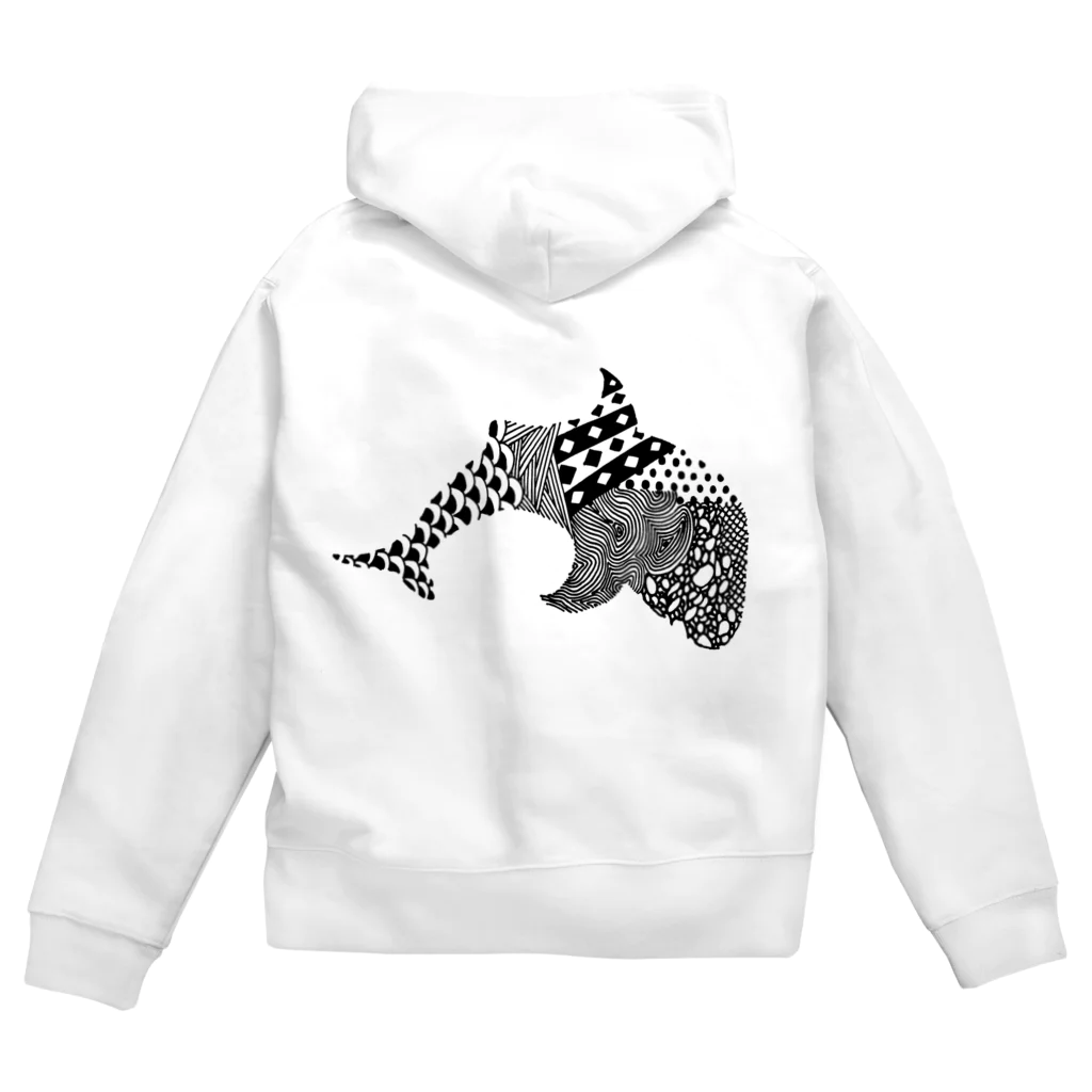 新谷べにのジンベイザメ Zip Hoodie