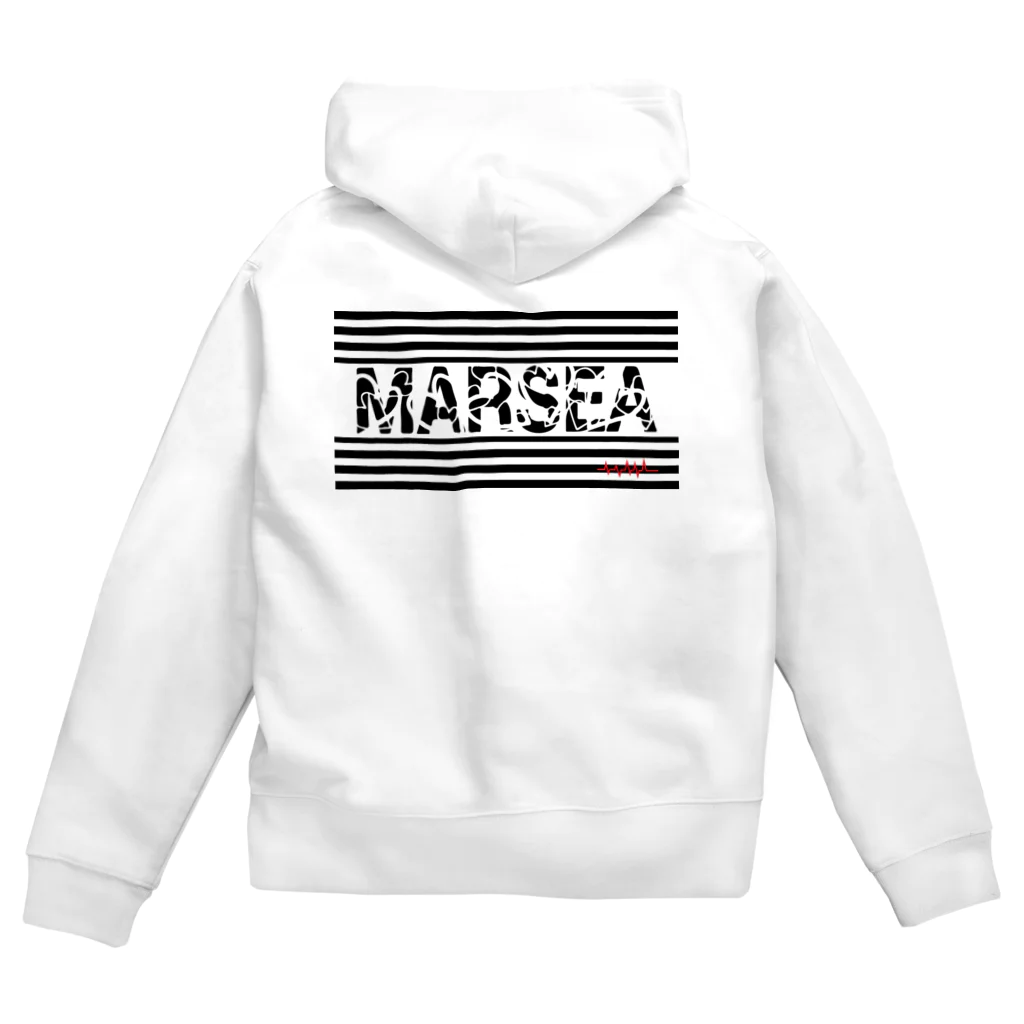 Marsea Designのmarsea_border Zip Hoodie