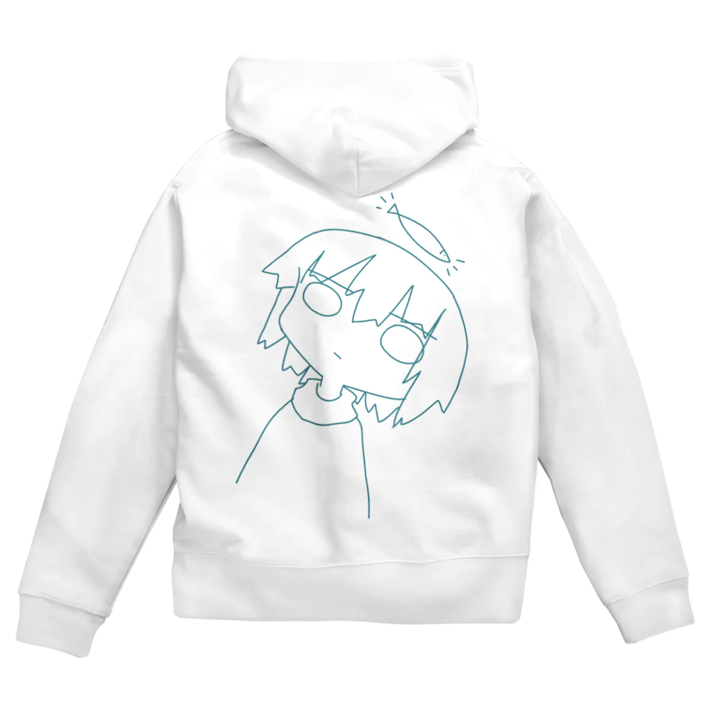 カメリアのおさかな大活躍 Zip Hoodie