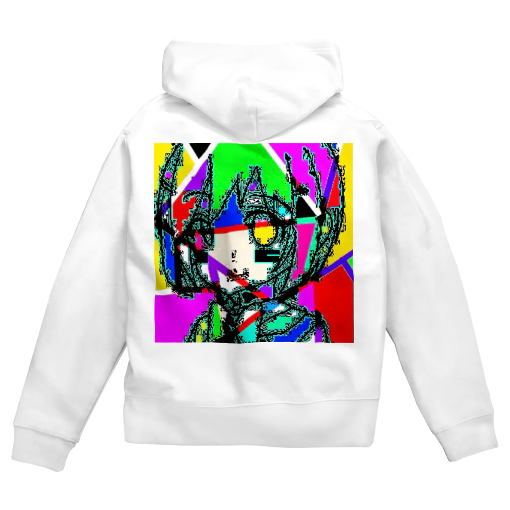 陛下ちゃんのサイケ少女 Zip Hoodie