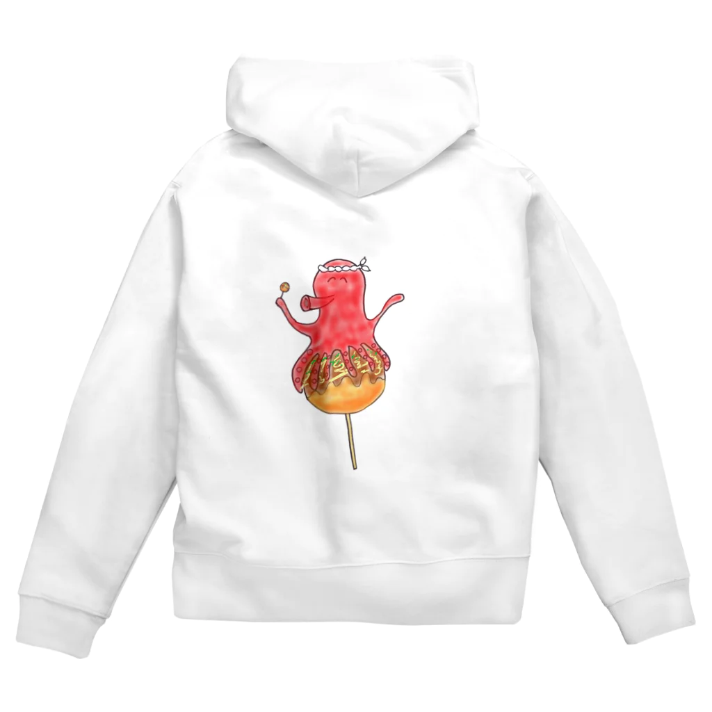 ひよこ工房のたこ焼きいかが？ Zip Hoodie