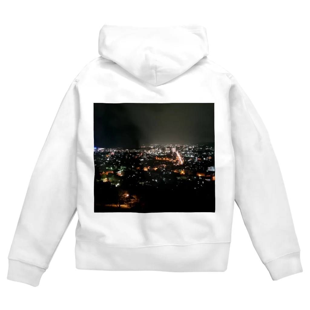 でおきしりぼ子の実験室のNight Scape Zip Hoodie