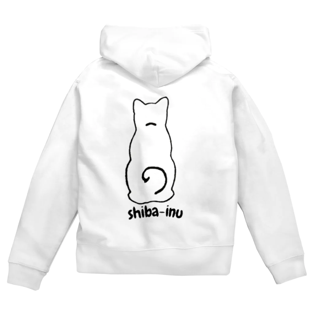 こんがり柴犬の柴犬 Zip Hoodie