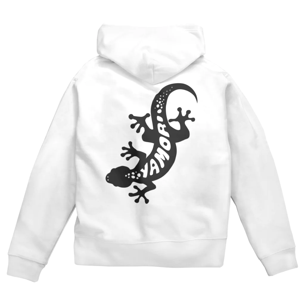 ハルカゼデザインのヤモリ Zip Hoodie