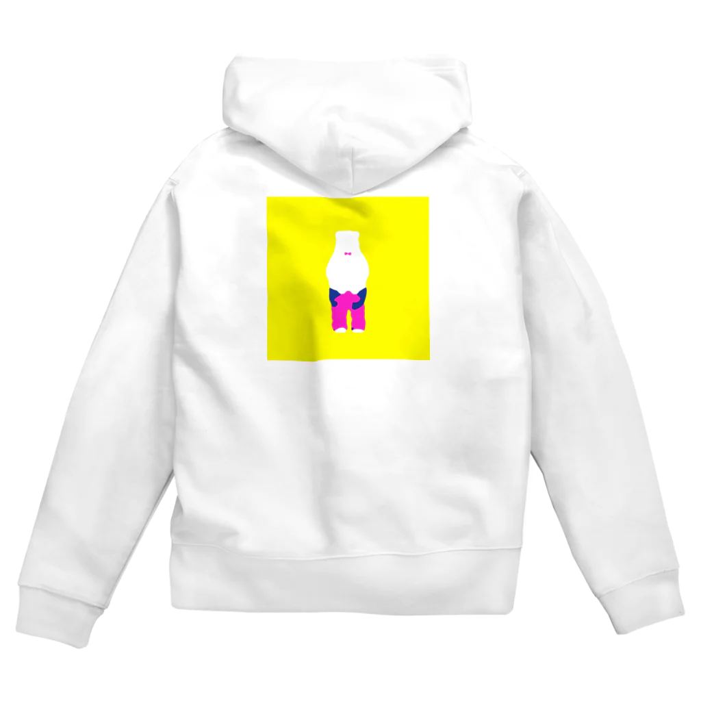 ポヘっクスのシロクマ Zip Hoodie